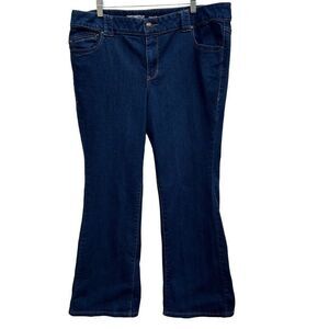 Lane Bryant Jeans Women's Size 20P Blue Stretch Distinctly Boot High Rise